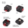 Foto4easy Quick Release Plate Camera Tripod Mount Claw Arca QR