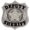 Deputy Sheriff Embroidered Patch 7 cm x 7.5 cm (2