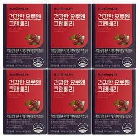 Nutrione Healthy Urinary Cranberry 500mg x 60 Capsules 6 Boxes / 뉴트리원 건강한 요로엔 크랜베리 500mg x 60캡슐 6박스