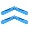 2Pcs/Set Aluminum Alloy Carpenter 90 Degree Right Angle Positioner Clamps