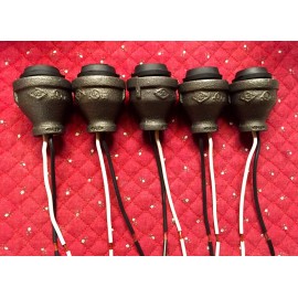 Unbranded LOWEST PRICE!!!  5pc Industrial Steampunk 3/4" Iron Lamp/Light Socket FREE SHIP!