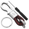 Skipper D-Clip Carabiner Keyring Imitation Leather Gift for Wife Husband
