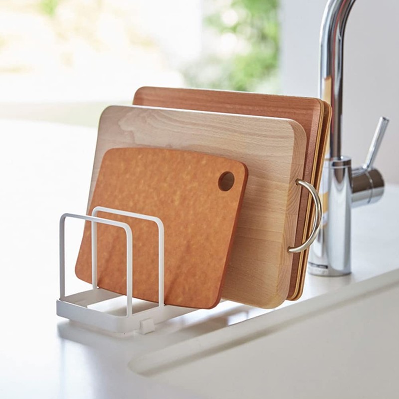 MINGFANITY Plate Home Accented Storage Rack, Plate Holders Organizer, Metal