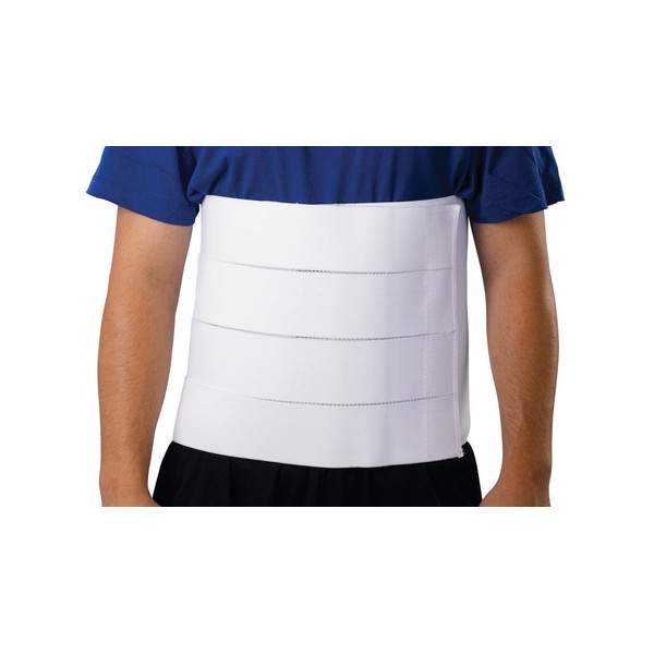 Medline Elastic Back Support, Universal Size, Adjustable Compression, Overlapping Closure,