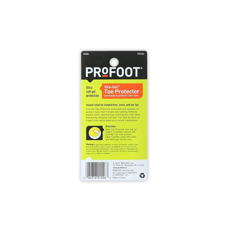 ProFoot Vita-Gel Toe Protector 1 Each (Pack of 3)