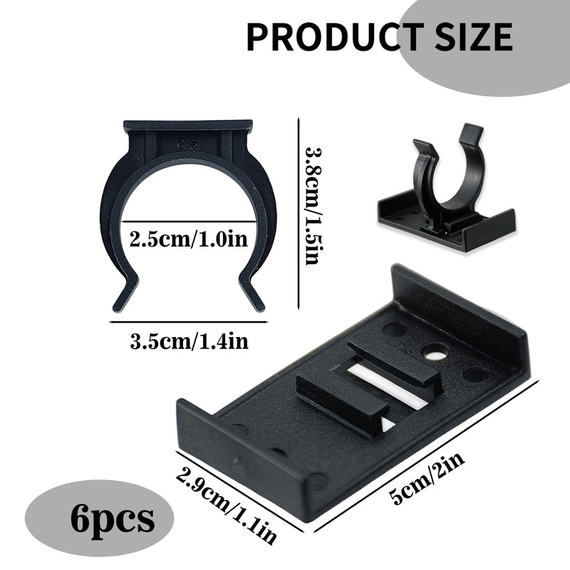 XIYING Kitchen Plinth Clips, Pack of 6 kickboard Clips with