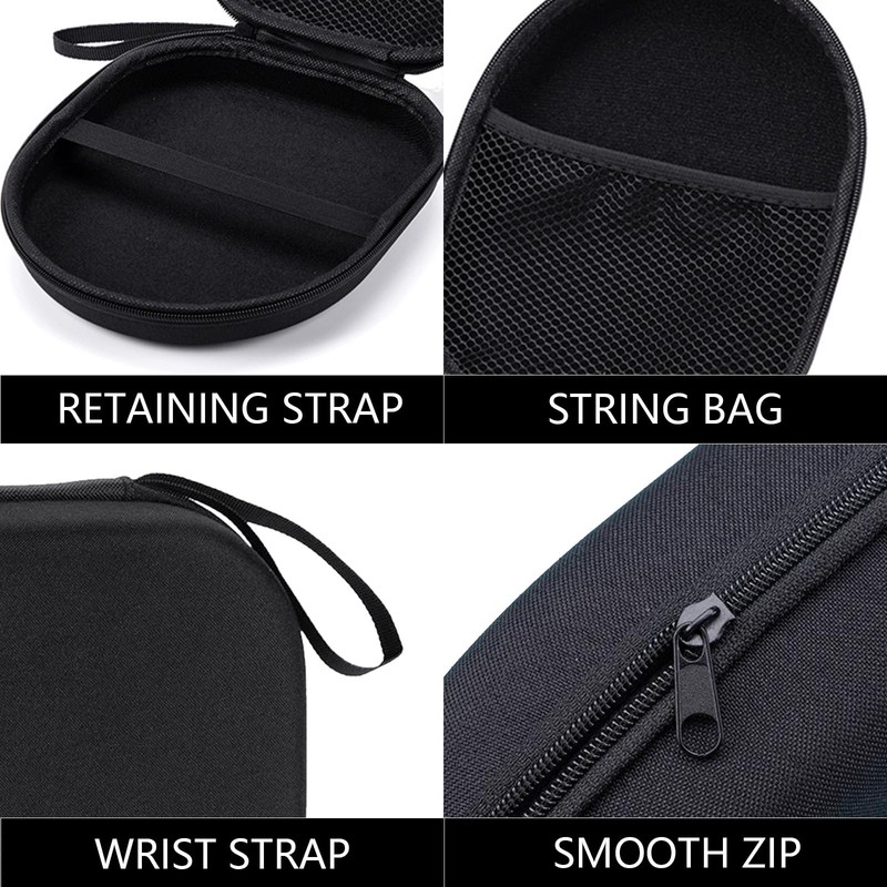 Rynvarl Hard Case for Headphones - Shockproof EVA Carrying Case