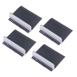 4Pcs Black Kitchen Sink Squeegee Cleaner Countertop Brush Wiper Vegetable Cleaning Brush Wiper Home Kitchen Tool Accessories Fruit and Vegetable Cleaning Brushes Fruit and Vegetable Tools