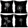 Aoihrraan 18 x 18 Inch Dandelion Cushion Covers Spring Natural