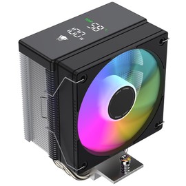 TZMRIT AF400S DGT ARGB CPU Cooler with Temperature Display for Intel LGA 1700/1200/115X/1851, for AMD AM4/AM5 (DIGITAL)