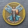 Archangel Michael Protection Challenge Coin for Divine Guidance and Safety