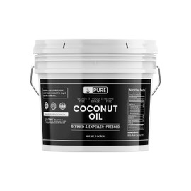 Pure Original Ingredients Coconut Oil (1 Gallon) Hexane-Free & Gluten-Free, Non-Hydrogenated