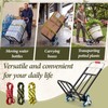 Lounsweer Stair Climbing Cart, 265 Lbs Plant Caddy with 3