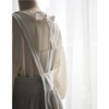 Uaussi Cotton Linen Apron Cross Back Work Apron for Women