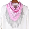 AIMALL 2pcs Diamond Tassel Bandana, Hip Hop Cashew Pattern Scarf,