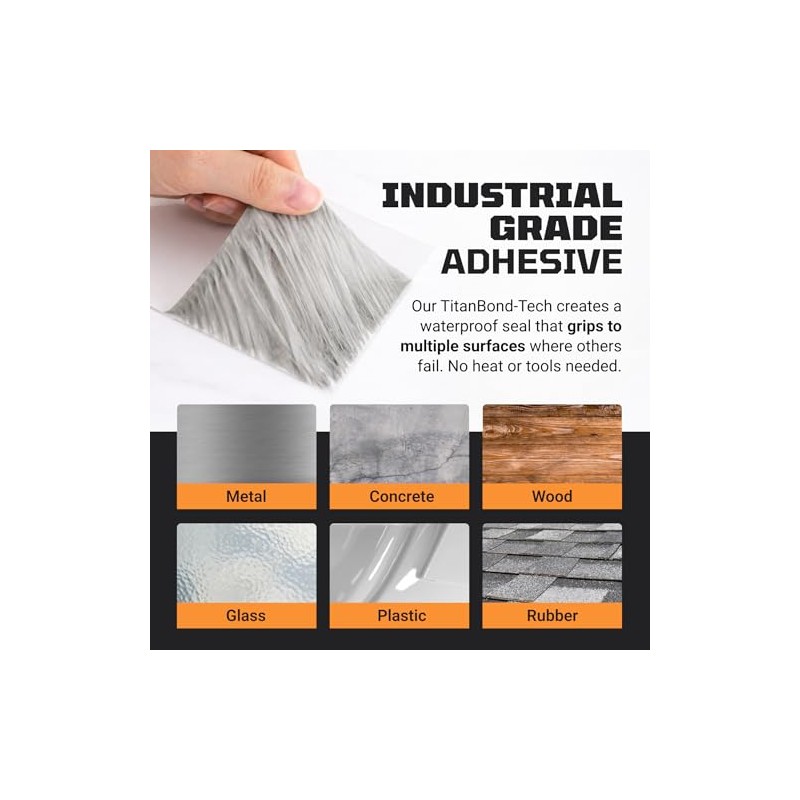 TITANPATCH PRO Waterproof Sealant Tape - 4" x 10' for