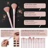 Brochas para Maquillaje con Bolsa 41pcs,Set de Brochas para Maquillaje
