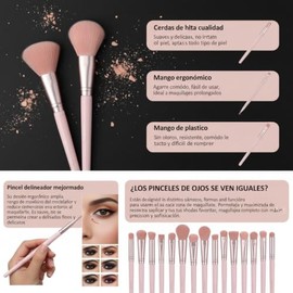 Brochas para Maquillaje con Bolsa 41pcs,Set de Brochas para Maquillaje Profesionalpara Ojos,Cejas,Brochas para Rubor Base,Liquido,Brochas de Viaje,Org
