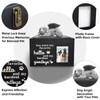 Atigrado Dog Urns for Ashes Box Wooden Black Pet Urns
