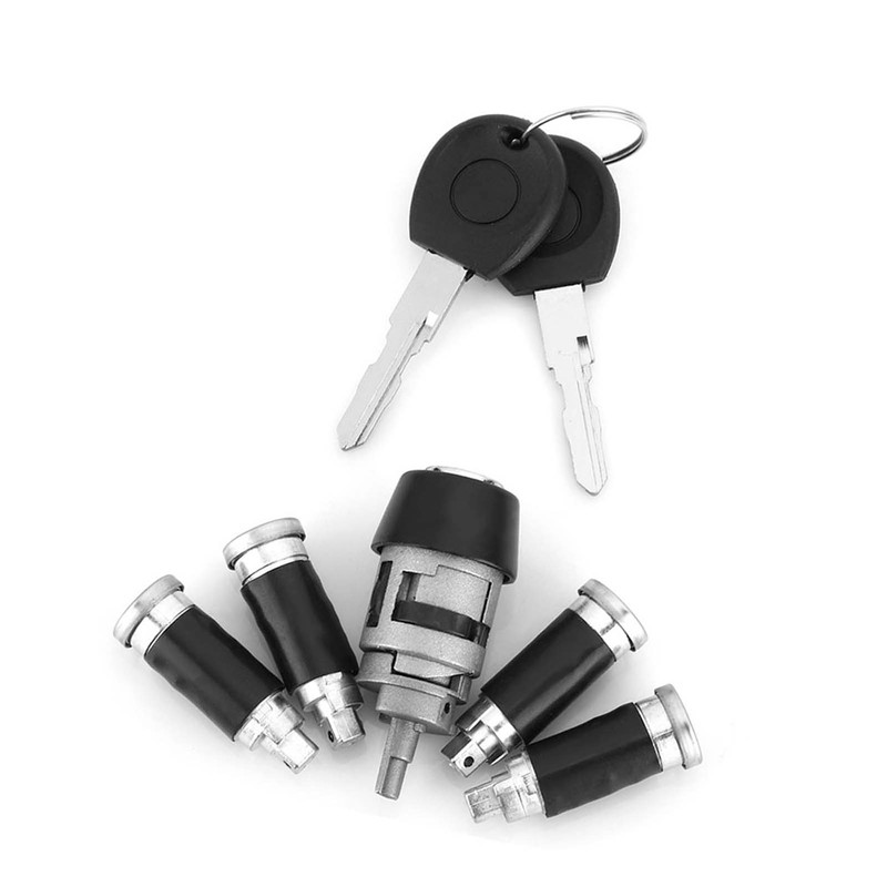 Ignition Lock Cylinder &amp; Key Fit for Transporter T4 Caravelle
