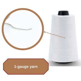 Industrial Grade 6-Stranded Sewing Thread Set - Perfect for Bag Stitching Machines! 3600 ft Heavy Duty Spool Sewing Thread for Bag Stitcher Closer (1)