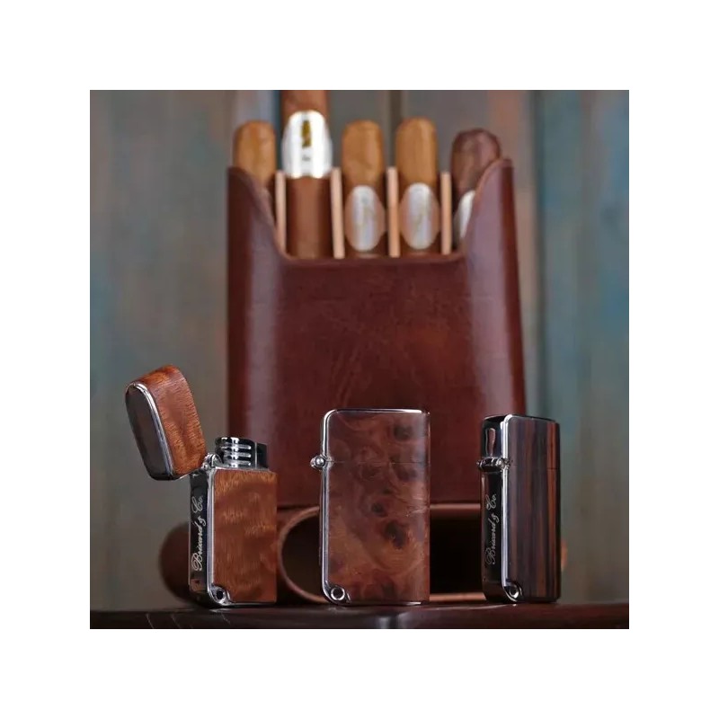 BRIZARD & CO NANO SERIES 2 CIGAR TORCH LIGHTER WENGE