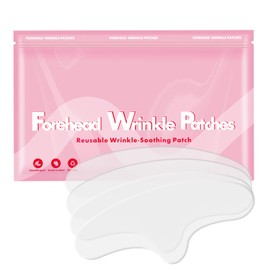 Yargkos 4 Pcs Reusable Forehead Wrinkles Patches, Silicone Face Tape for Wrinkle Reducer, Anti Wrinkle Patch for Fine Lines, Hypoallergenic Wrinkle Remover Mask, Women Facial Kit for Beauty Skincare