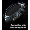 【Ringke】Galaxy Watch 8 Classic 46mm ケース [クラシックな時計デザイン] 傷防止高級ステンレスアクセサリーカバー（インナーベゼルカバー）簡単取り付け ブラック- Inner