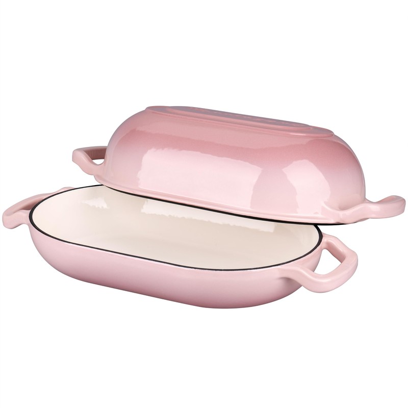 VORRINGARD Enameled Cast Iron Sourdough Bread Oven, Dutch Oven, Loaf
