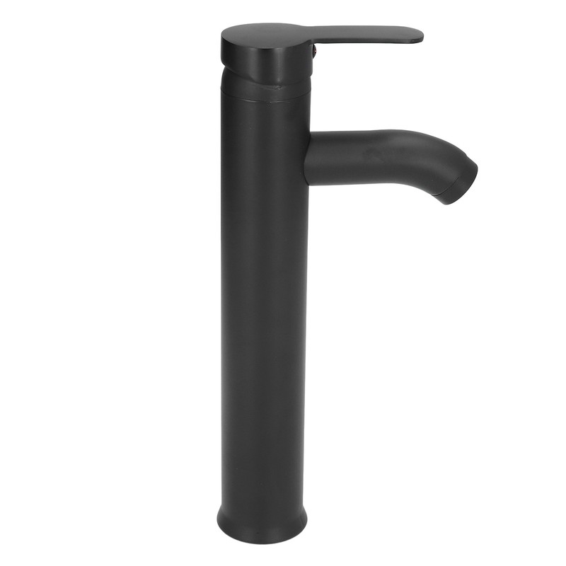 Black Faucet Bathroom G1/2 Stainless Steel Easy Control Matte Black