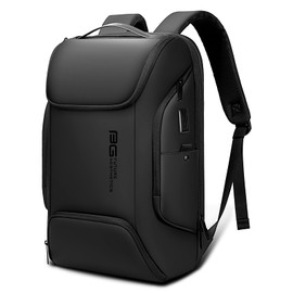 Laptop Backpack For Men,15.6Inch Computer Bag Waterproof Travel Backpack 20L Airline Approved Mens Work Backpack With USB Charging Port, Smart Weekender Carry On Backpack for Office,Business-Black