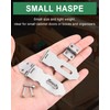 Yeepeo Pack of 8 Padlock Hasp 57 mm, Small Deadbolt