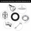 4 Pack Shower Head Gasket, 3/4" Rubber Washer for 1/2"