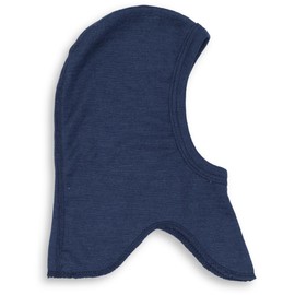 Engel Merino Wool Silk Baby Balaclava Thin hat Basic Layer 70 5561 (UK, Age, 3 Months, 6 Months, Navy Blue)