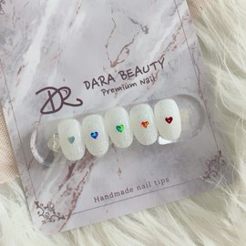 Next day delivery⭐Glitter heart nail⭐ / 다음날 발송⭐글리터 하트네일⭐
