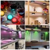 Under Cabinet Lights Black RGB 6pack