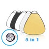 REFLEX CAMERA 5-in-1 Triangle Photography Reflector 30cm (11.8in) | Gold