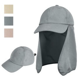 Sun Hats for Men with Ear Neck Flap Cover UPF 50+ UV Protection Baseball Cap for Safari, Hiking, Fishing, Outdoor Adventures