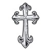 Reflective Steel Cross Patch, Large Size