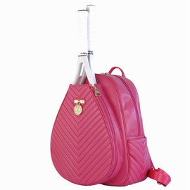 Court Couture Monaco Chevron Peony Tennis/Pickleball Backpack