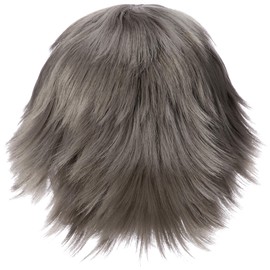 Janet JN-7014-22 Rockin Base Gunmetal Cosplay Wig, Cosplay Wig, Heat Resistant, With Net, Party, Costume, Women's, One Size Fits All, silver (gunmetallic)