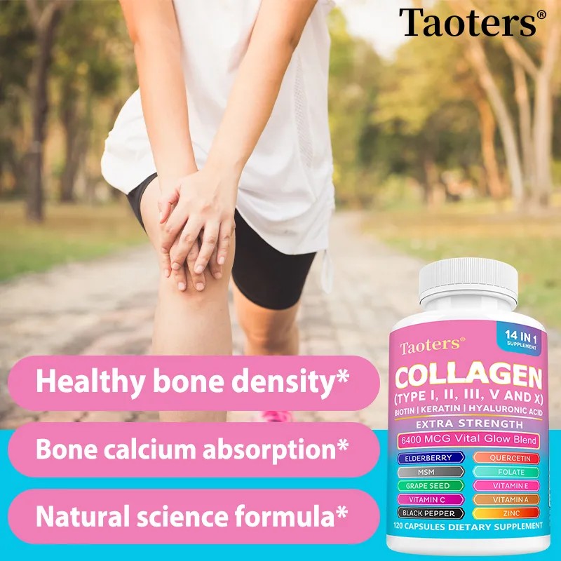 Suplemento Complejo De Colgeno 14 En 1 De Taoters Sin