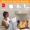 Mondoshop Fire Blanket for Home and Kitchen - Emergency Fire