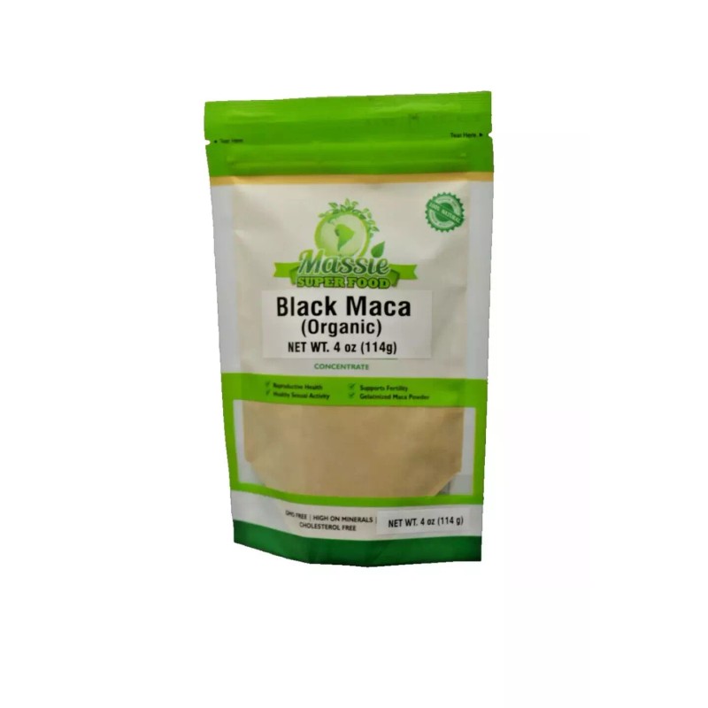 Massie Super Food Maca Negra 4oz / 114g Concentrate Peruvian