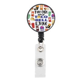 Lywjyb Birdgot Fast Food Badge Reel Fast Food Lover Gift Mexican Foodie Merch Food Seasoning Mix Gift (Ta Food Badge CA)