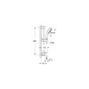 GROHE 27577002 Tempesta Cosmopolitan 100 4 Spray Shower Rail Set,