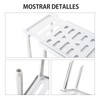Organizador Alacena Apilable Multiusos De Gabinetes Estante (White)
