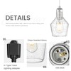 Emliviar H-Type Track Pendant Lighting in Brushed Nickel Finish, 3