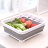 Goderewild Collapsible Dish Rack with Drainboard for Drying Dishes -