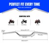 DREAMIZER 7/8 motorcycle handlebars, Universal 22mm Handlebars Motorcycle Bars for